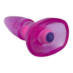 Dilatador anal Pearl Explorer de gel suave, compacto y seguro, diseño elegante y delicado de Glow & Vibe.