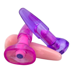 Dilatador anal Pearl Explorer de gel suave, compacto y seguro, diseño elegante y delicado de Glow & Vibe.