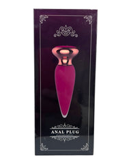 Dilatador anal Pearl Nature de silicón suave con 10 funciones de vibración, diseño elegante y natural de Glow & Vibe.