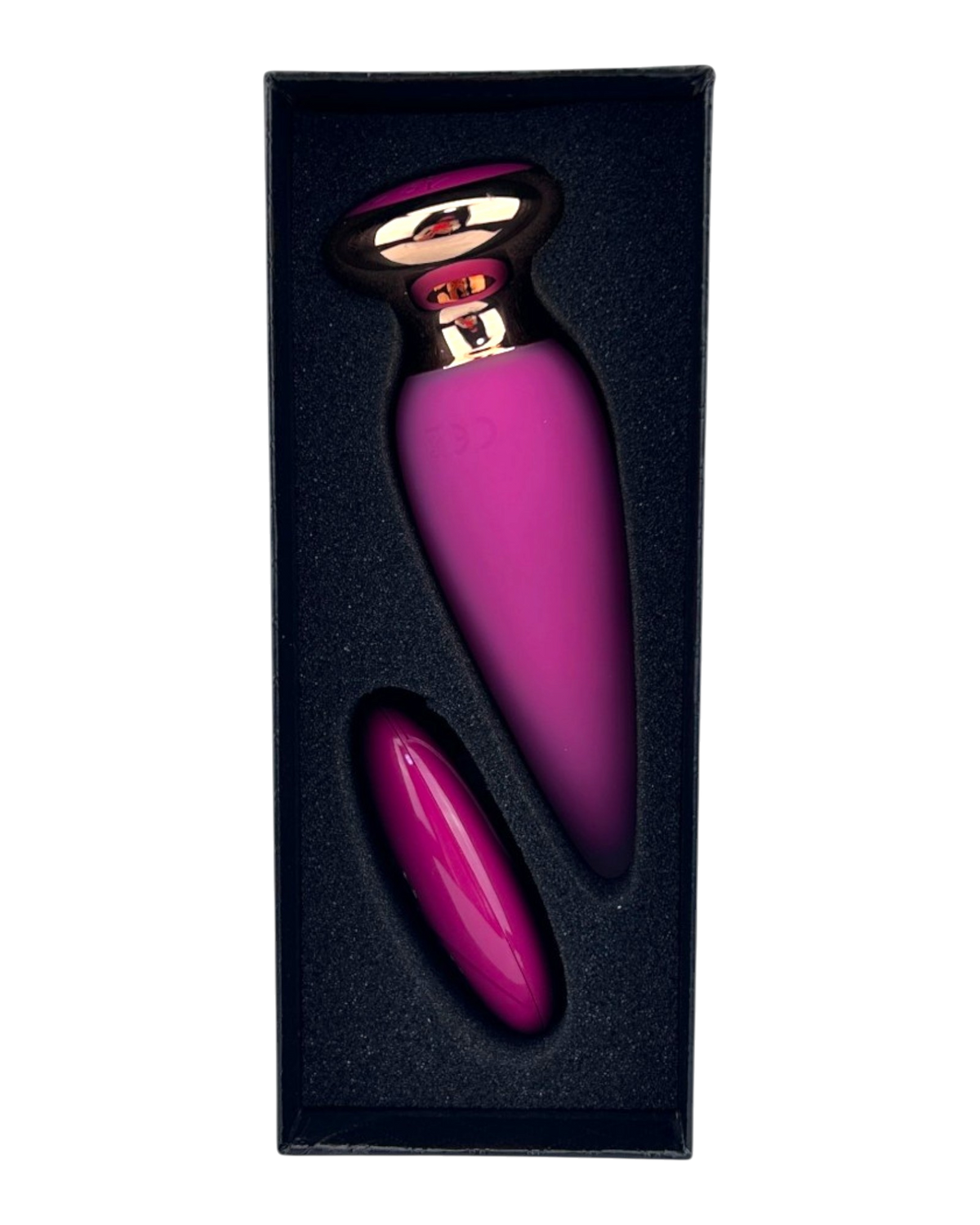 Dilatador anal Pearl Nature de silicón suave con 10 funciones de vibración, diseño elegante y natural de Glow & Vibe.