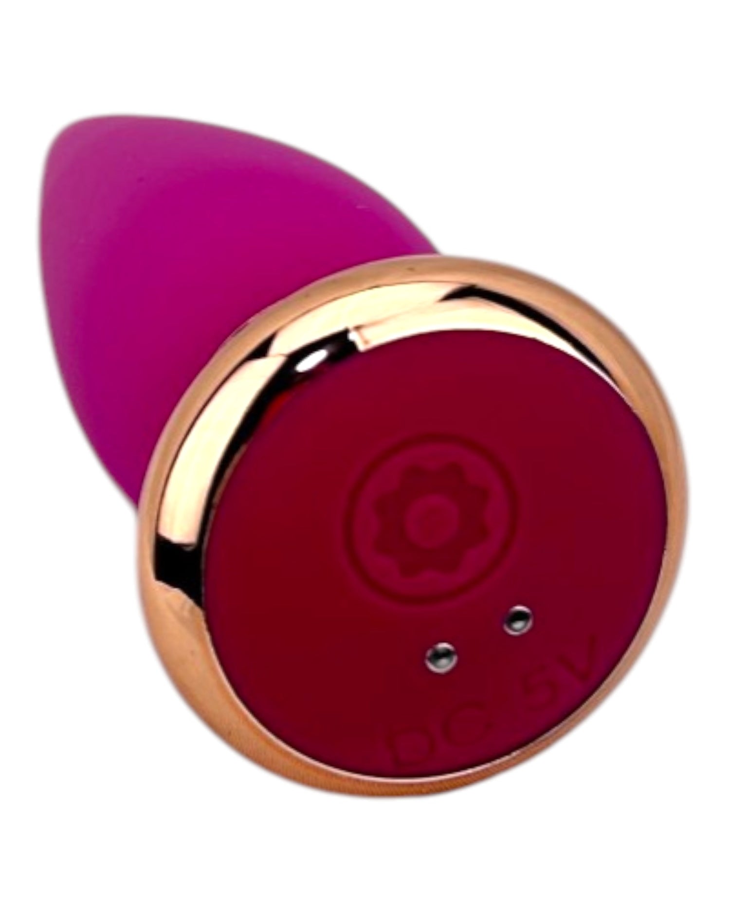 Dilatador anal Pearl Nature de silicón suave con 10 funciones de vibración, diseño elegante y natural de Glow & Vibe.