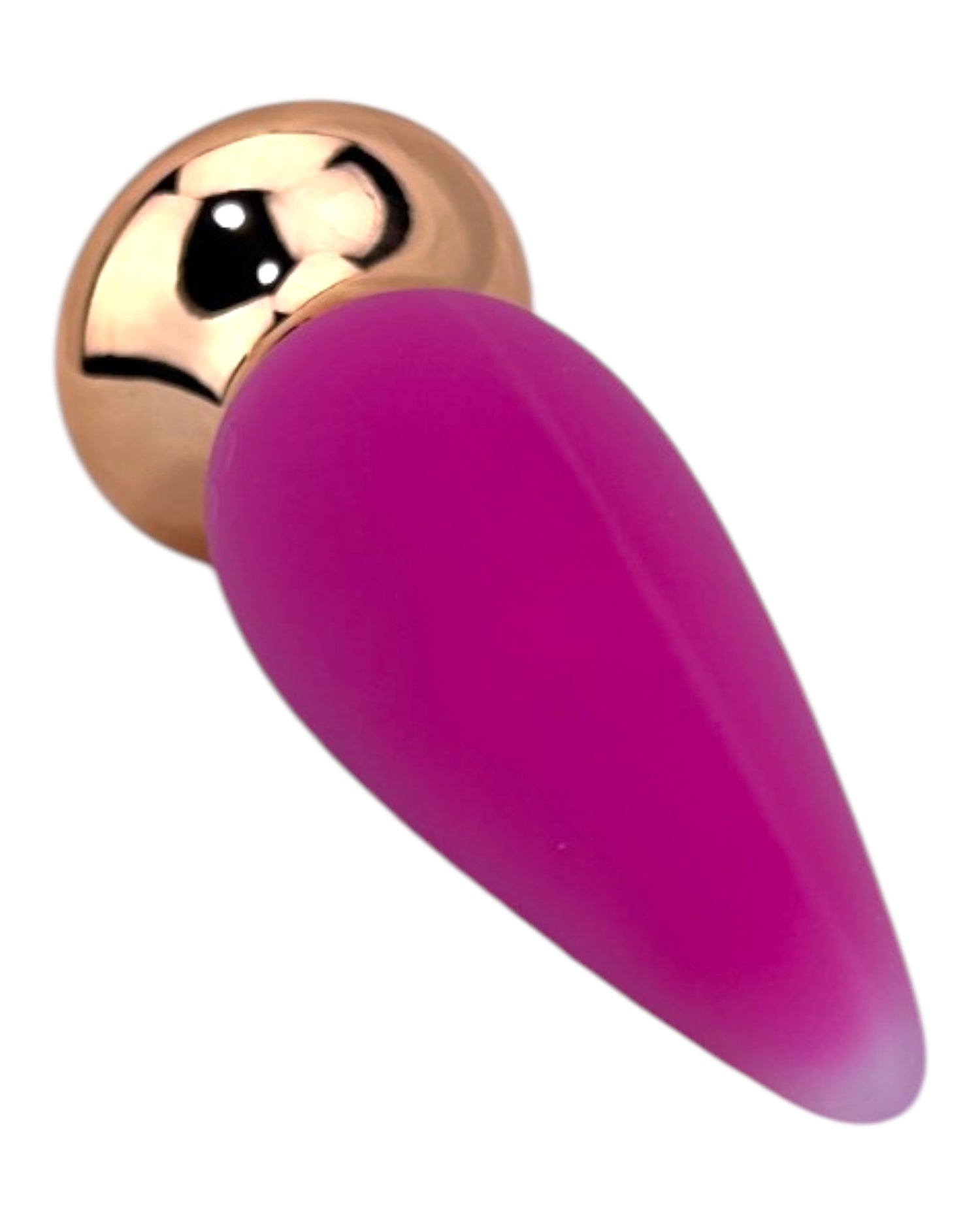 Dilatador anal Pearl Nature de silicón suave con 10 funciones de vibración, diseño elegante y natural de Glow & Vibe.
