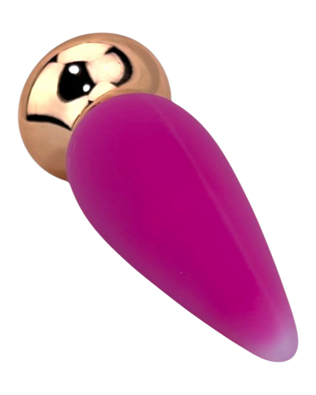 Dilatador anal Pearl Nature de silicón suave con 10 funciones de vibración, diseño elegante y natural de Glow & Vibe.