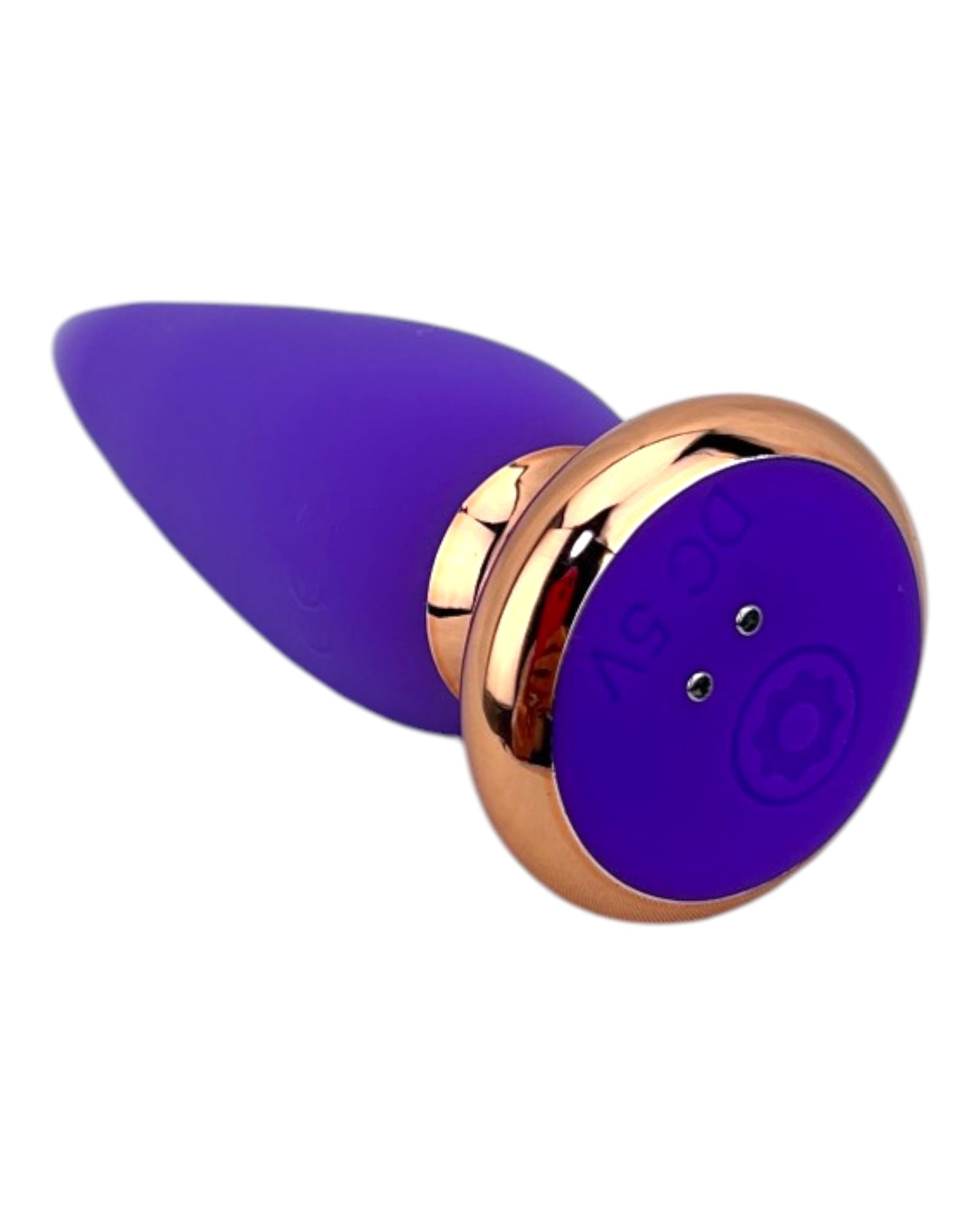 Dilatador anal Pearl Nature de silicón suave con 10 funciones de vibración, diseño elegante y natural de Glow & Vibe.