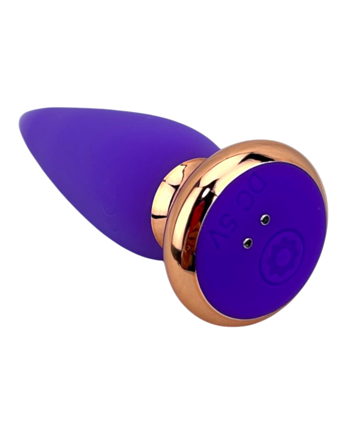 Dilatador anal Pearl Nature de silicón suave con 10 funciones de vibración, diseño elegante y natural de Glow & Vibe.