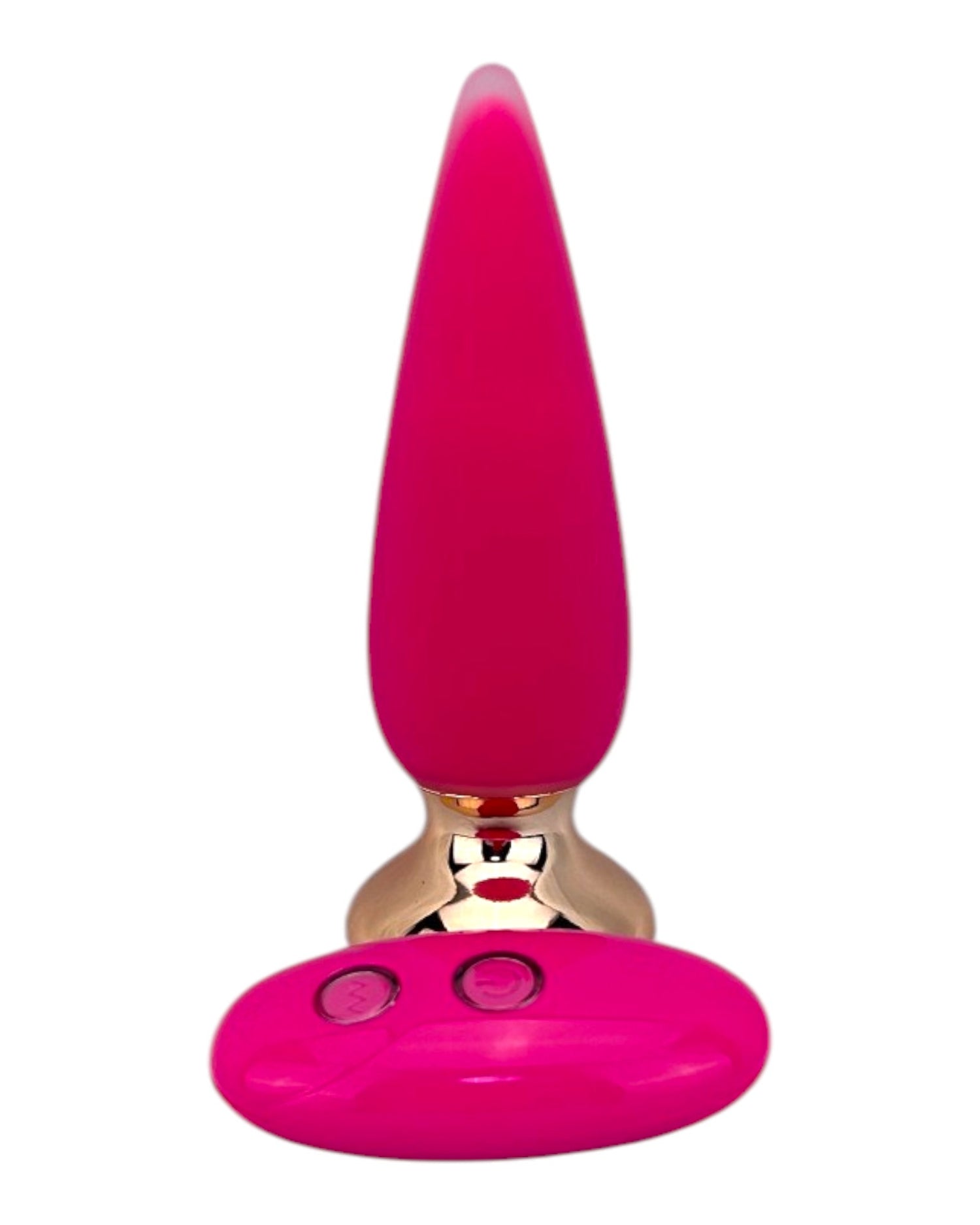 Dilatador anal Pearl Nature de silicón suave con 10 funciones de vibración, diseño elegante y natural de Glow & Vibe.