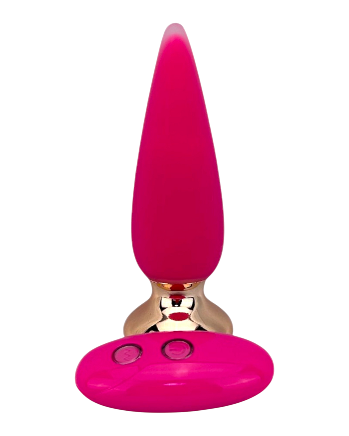 Dilatador anal Pearl Nature de silicón suave con 10 funciones de vibración, diseño elegante y natural de Glow & Vibe.