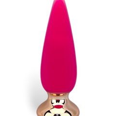 Dilatador anal Pearl Nature de silicón suave con 10 funciones de vibración, diseño elegante y natural de Glow & Vibe.