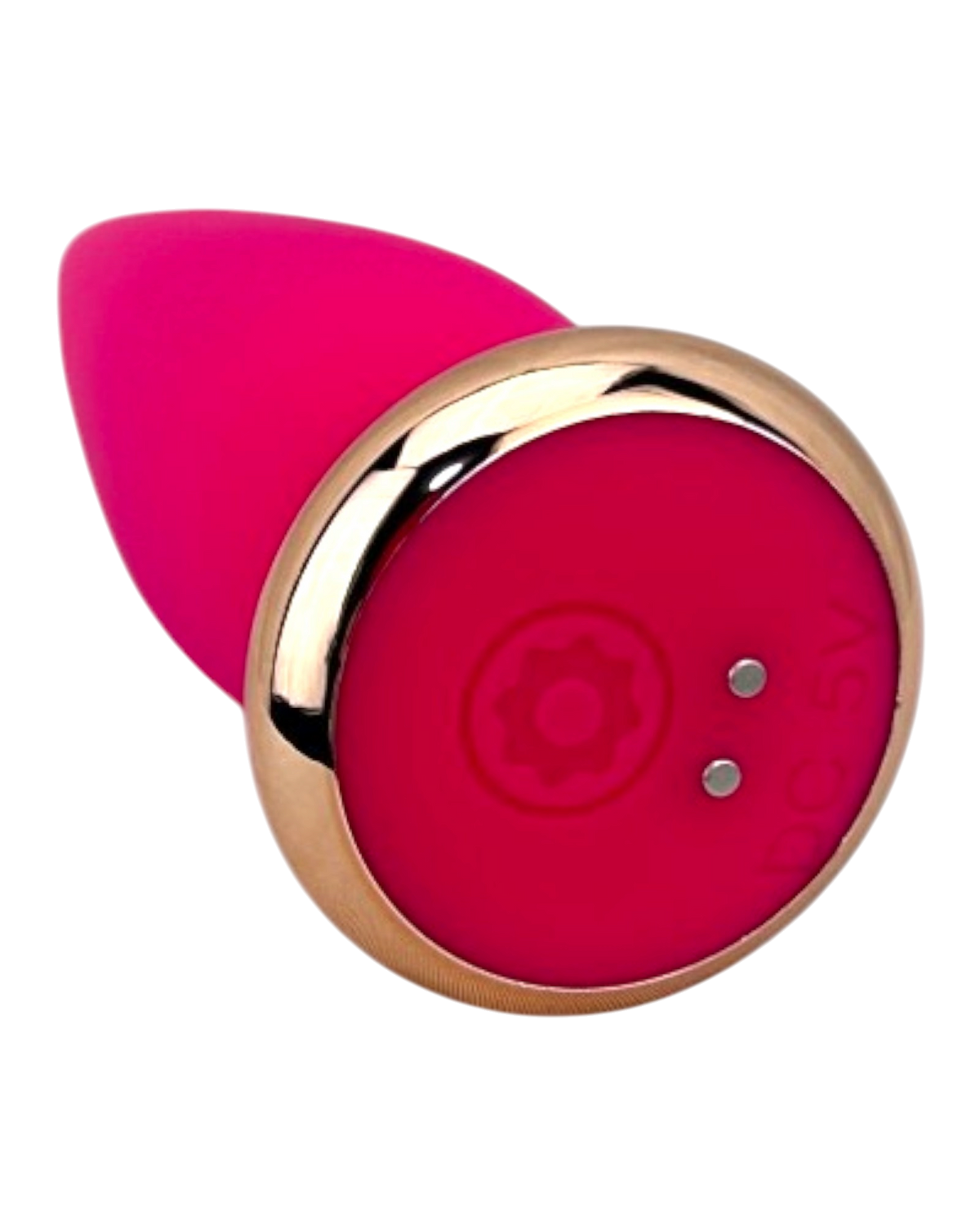 Dilatador anal Pearl Nature de silicón suave con 10 funciones de vibración, diseño elegante y natural de Glow & Vibe.