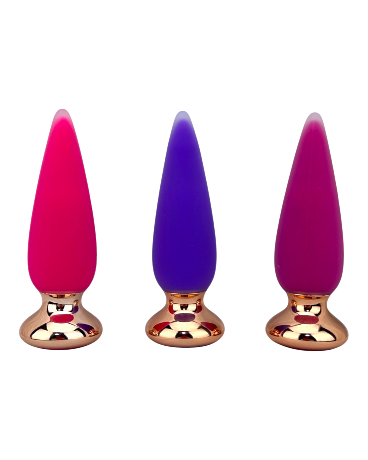 Dilatador anal Pearl Nature de silicón suave con 10 funciones de vibración, diseño elegante y natural de Glow & Vibe.