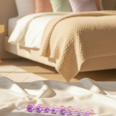 Bolas anales Sexy Balls de gel flexible y texturizado, diseño progresivo y cómodo de Glow & Vibe.