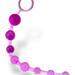 Bolas anales Sexy Balls de gel flexible y texturizado, diseño progresivo y cómodo de Glow & Vibe.