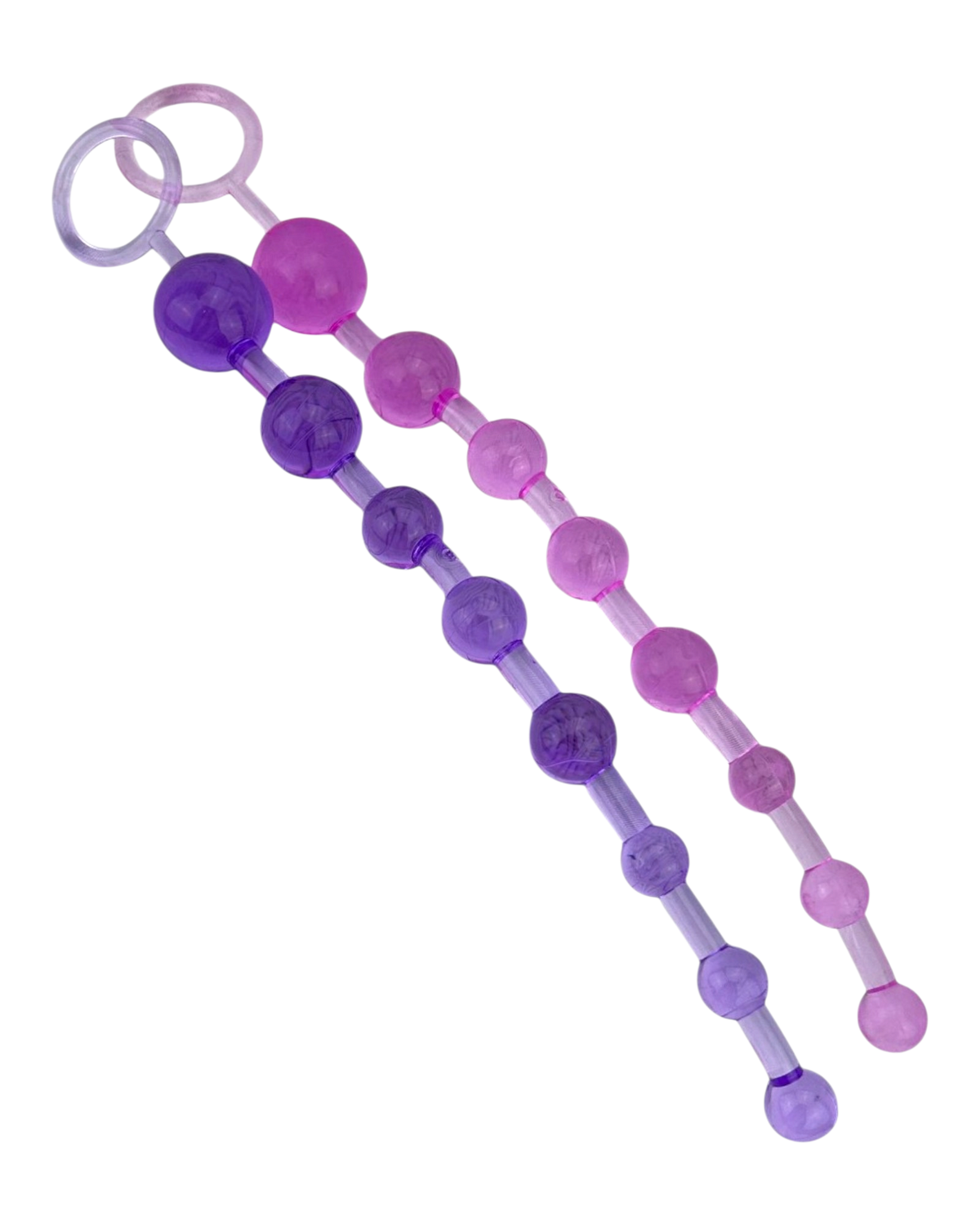 Bolas anales Sexy Balls de gel flexible y texturizado, diseño progresivo y cómodo de Glow & Vibe.