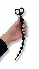 Bolas anales Pearl Beads de silicón suave y flexible, diseño elegante y progresivo de Glow & Vibe.