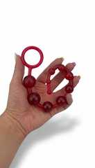 Bolas anales Dragon Balls de gel flexible y texturizado, diseño progresivo y cómodo de Glow & Vibe.