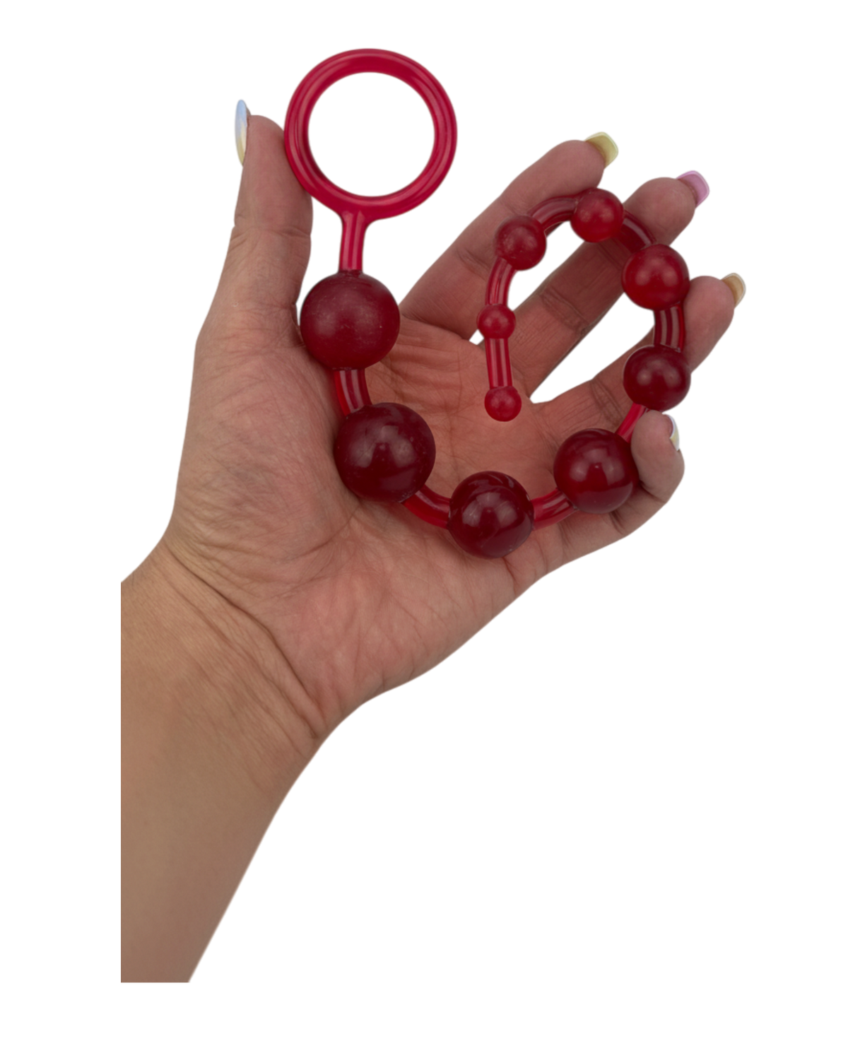 Bolas anales Dragon Balls de gel flexible y texturizado, diseño progresivo y cómodo de Glow & Vibe.