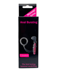Plug anal Smoke Ring de gel suave con vibración y anillo para pene, doble estimulación Glow & Vibe.
