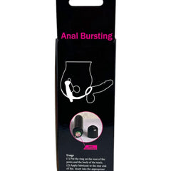 Plug anal Smoke Ring de gel suave con vibración y anillo para pene, doble estimulación Glow & Vibe.