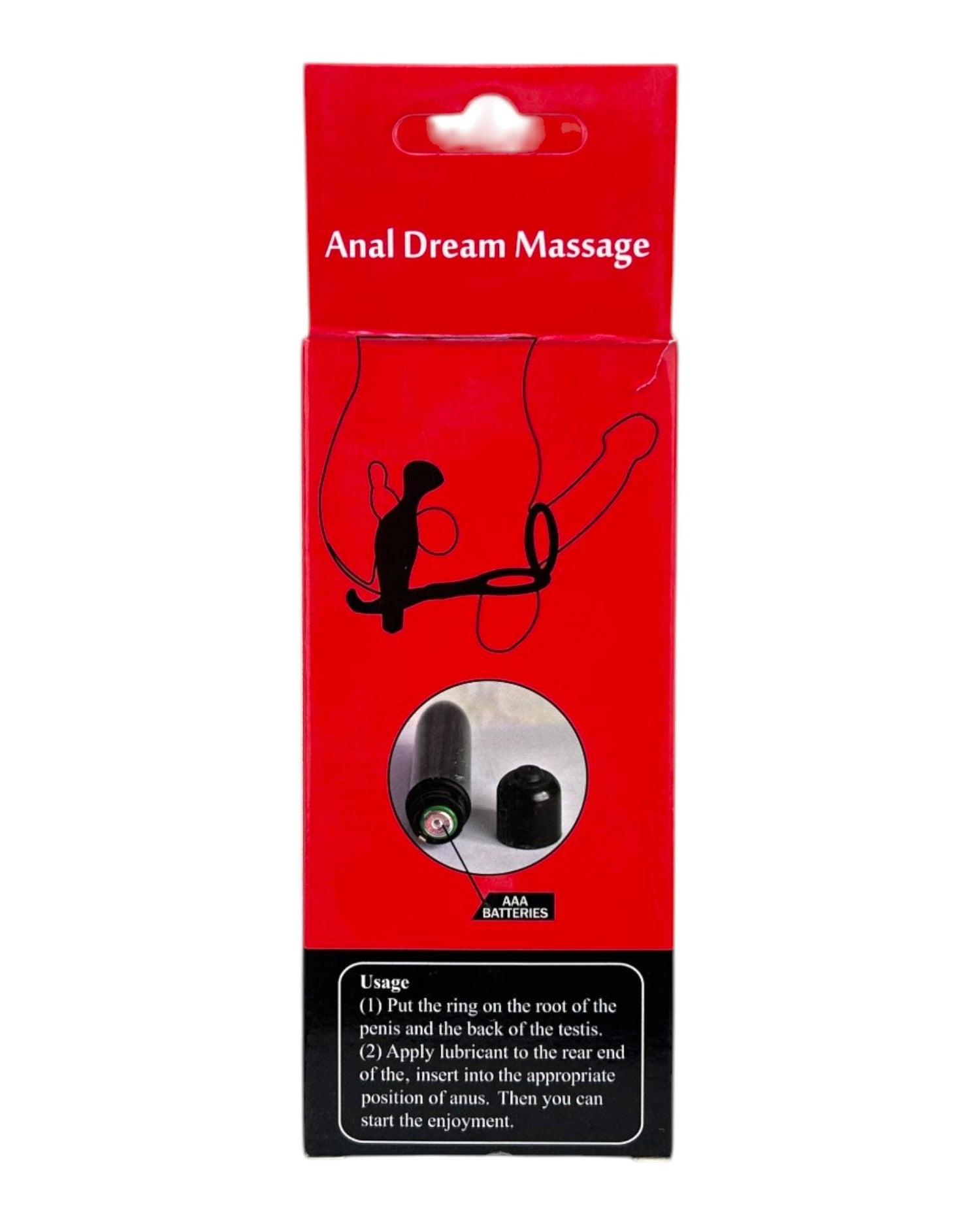 Plug anal Dream Ring con vibración y doble anillo para pene y testículos, diseño potente Glow & Vibe.