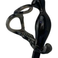Plug anal Dream Ring con vibración y doble anillo para pene y testículos, diseño potente Glow & Vibe.