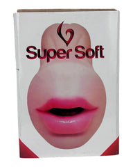 Masturbador dual Oral & Love de cyber skin con boca y vagina, doble entrada realista de Glow & Vibe.