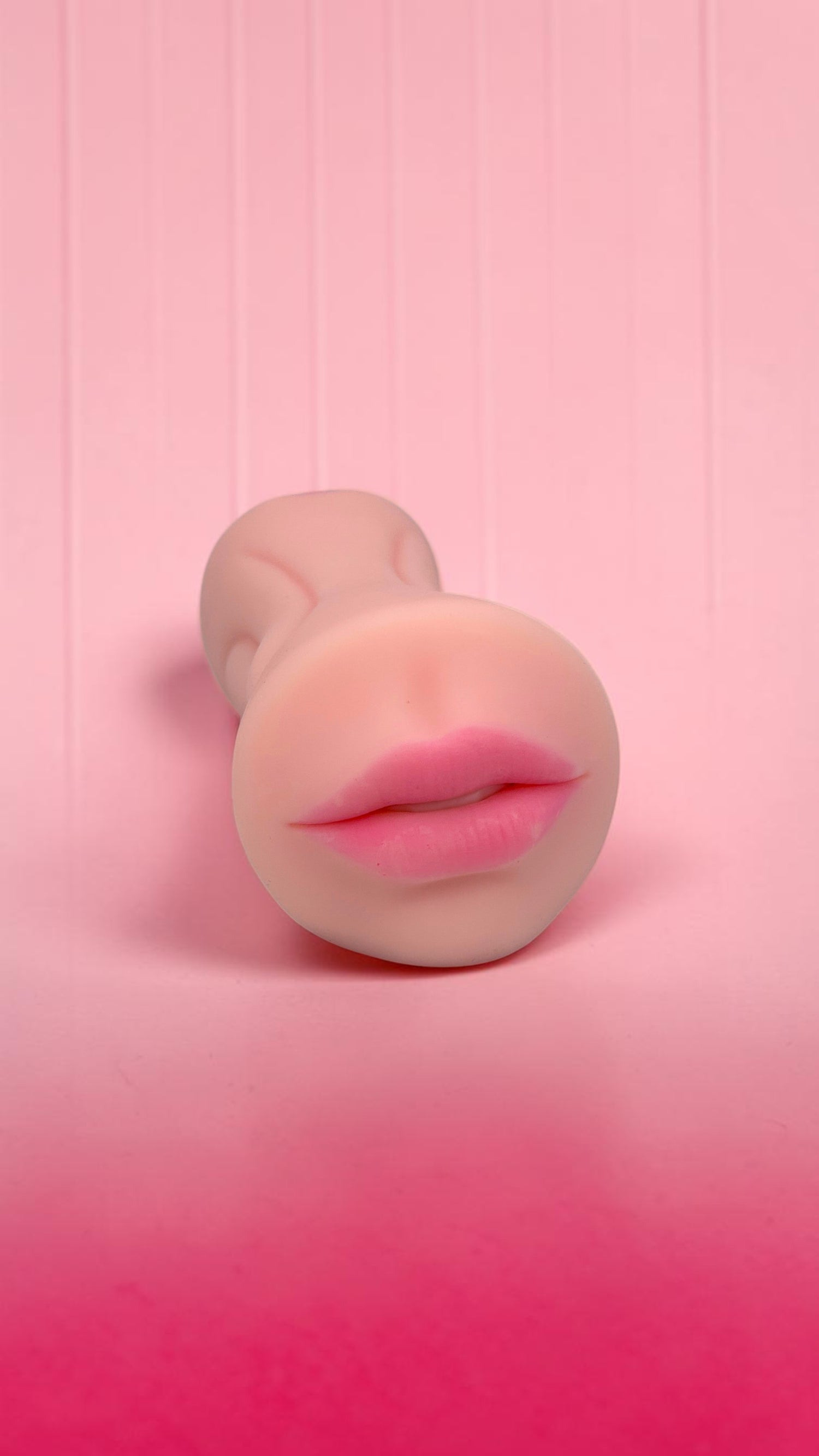 Masturbador dual Oral & Love de cyber skin con boca y vagina, doble entrada realista de Glow & Vibe.