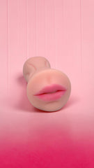 Masturbador dual Oral & Love de cyber skin con boca y vagina, doble entrada realista de Glow & Vibe.