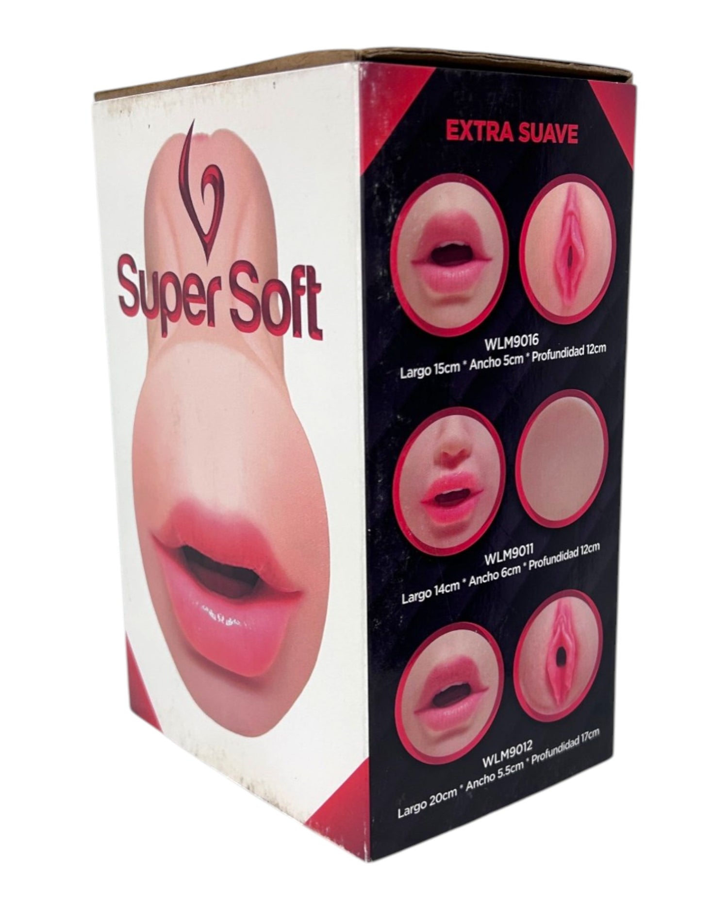Masturbador dual Oral & Love de cyber skin con boca y vagina, doble entrada realista de Glow & Vibe.