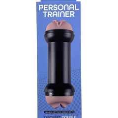 Masturbador Trainer Love doble de Magic Flesh con penetración vaginal y oral, diseño realista Glow & Vibe.