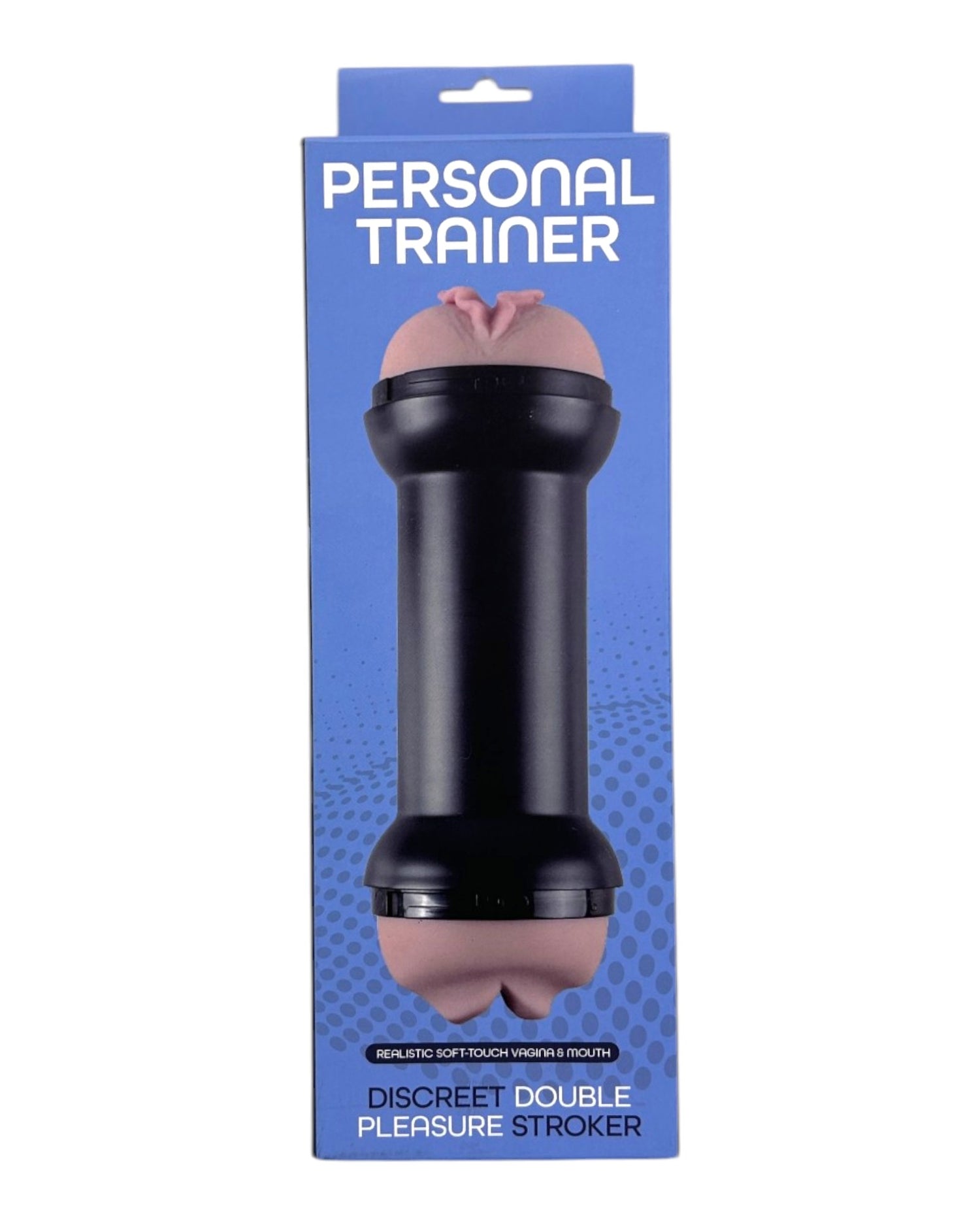 Masturbador Trainer Love doble de Magic Flesh con penetración vaginal y oral, diseño realista Glow & Vibe.