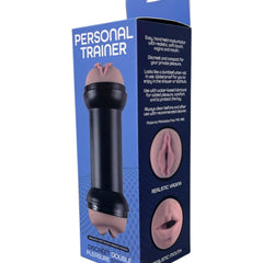 Masturbador Trainer Love doble de Magic Flesh con penetración vaginal y oral, diseño realista Glow & Vibe.