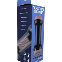 Masturbador Trainer Love doble de Magic Flesh con penetración vaginal y oral, diseño realista Glow & Vibe.