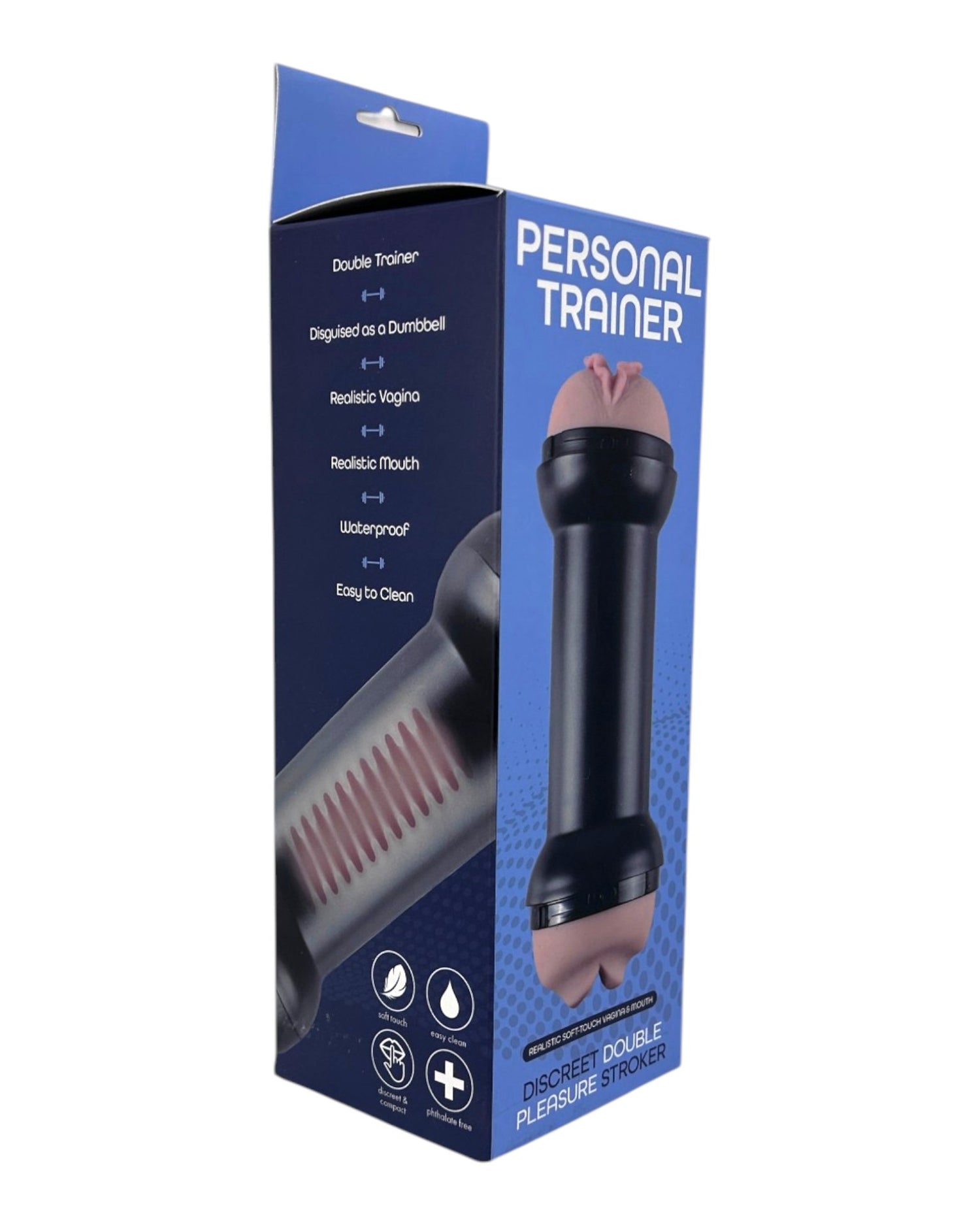 Masturbador Trainer Love doble de Magic Flesh con penetración vaginal y oral, diseño realista Glow & Vibe.