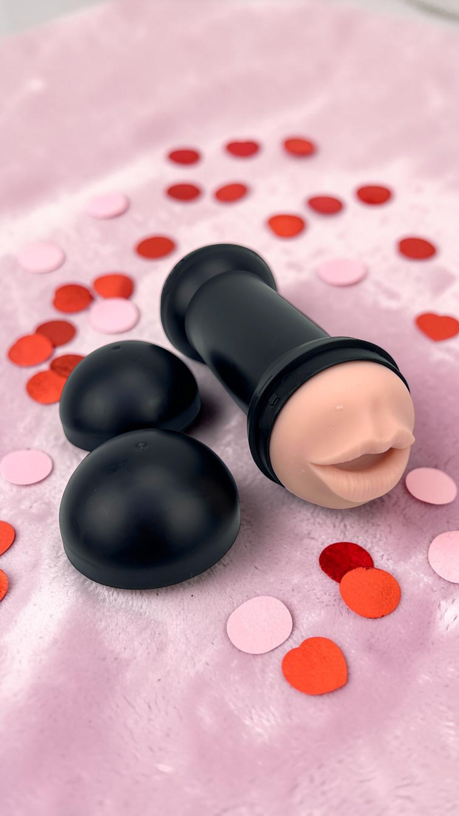 Masturbador Trainer Love doble de Magic Flesh con penetración vaginal y oral, diseño realista Glow & Vibe.