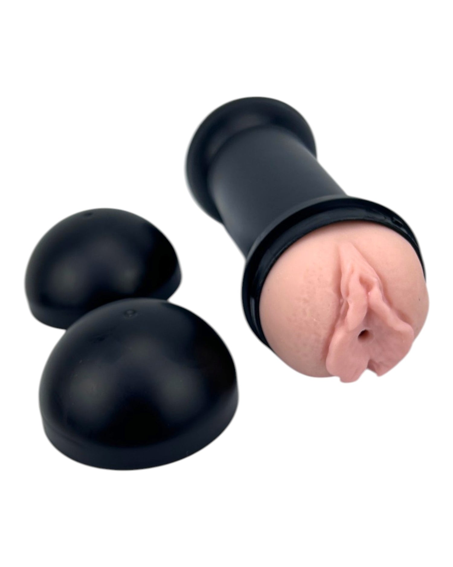 Masturbador Trainer Love doble de Magic Flesh con penetración vaginal y oral, diseño realista Glow & Vibe.