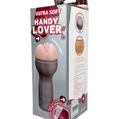Masturbador tipo lámpara Pleasure Light de Magic Flesh con vibración y textura realista, diseño discreto Glow & Vibe.