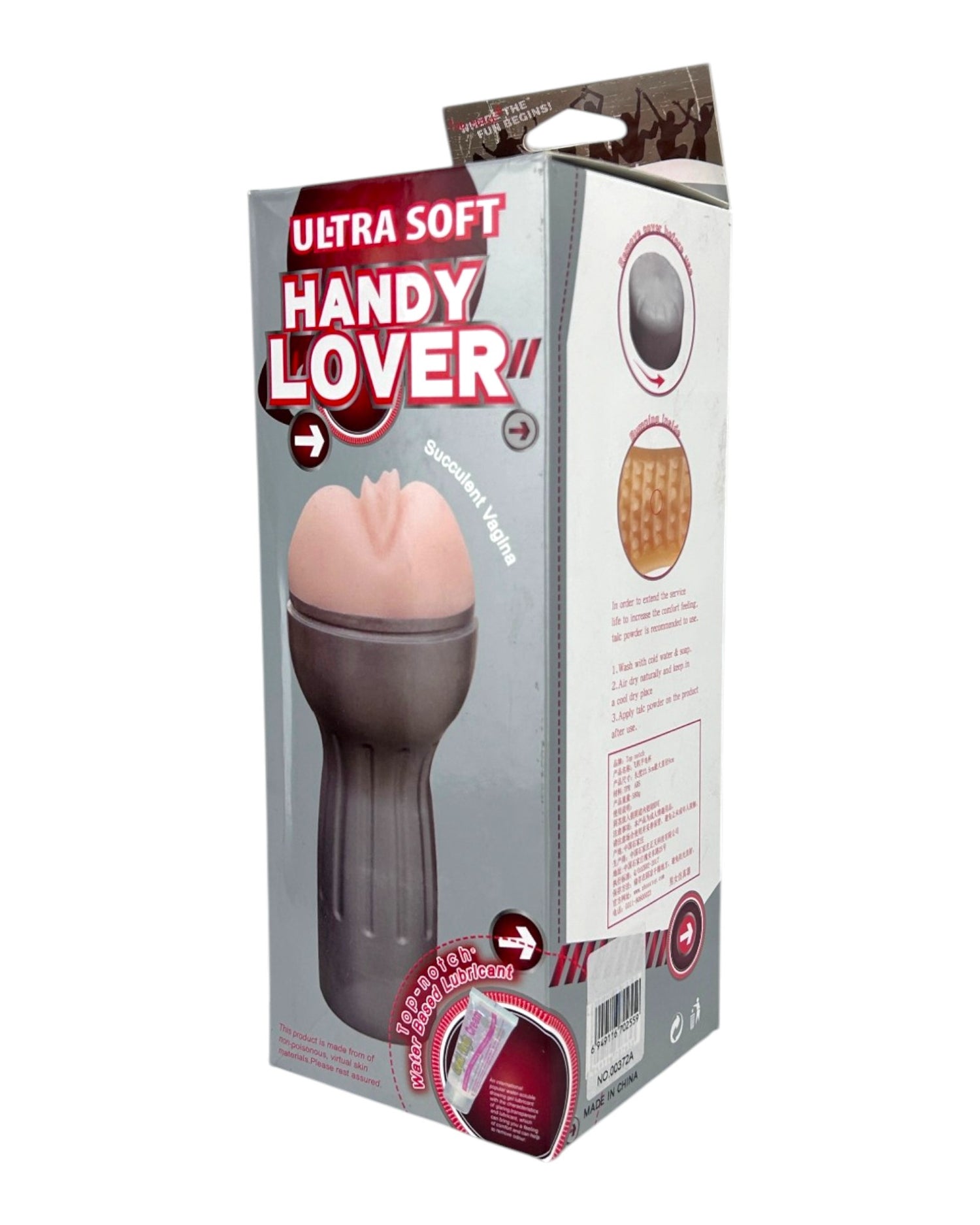 Masturbador tipo lámpara Pleasure Light de Magic Flesh con vibración y textura realista, diseño discreto Glow & Vibe.