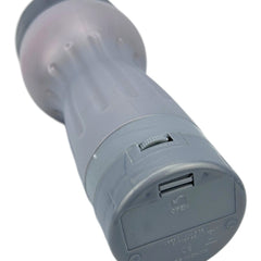 Masturbador tipo lámpara Pleasure Light de Magic Flesh con vibración y textura realista, diseño discreto Glow & Vibe.