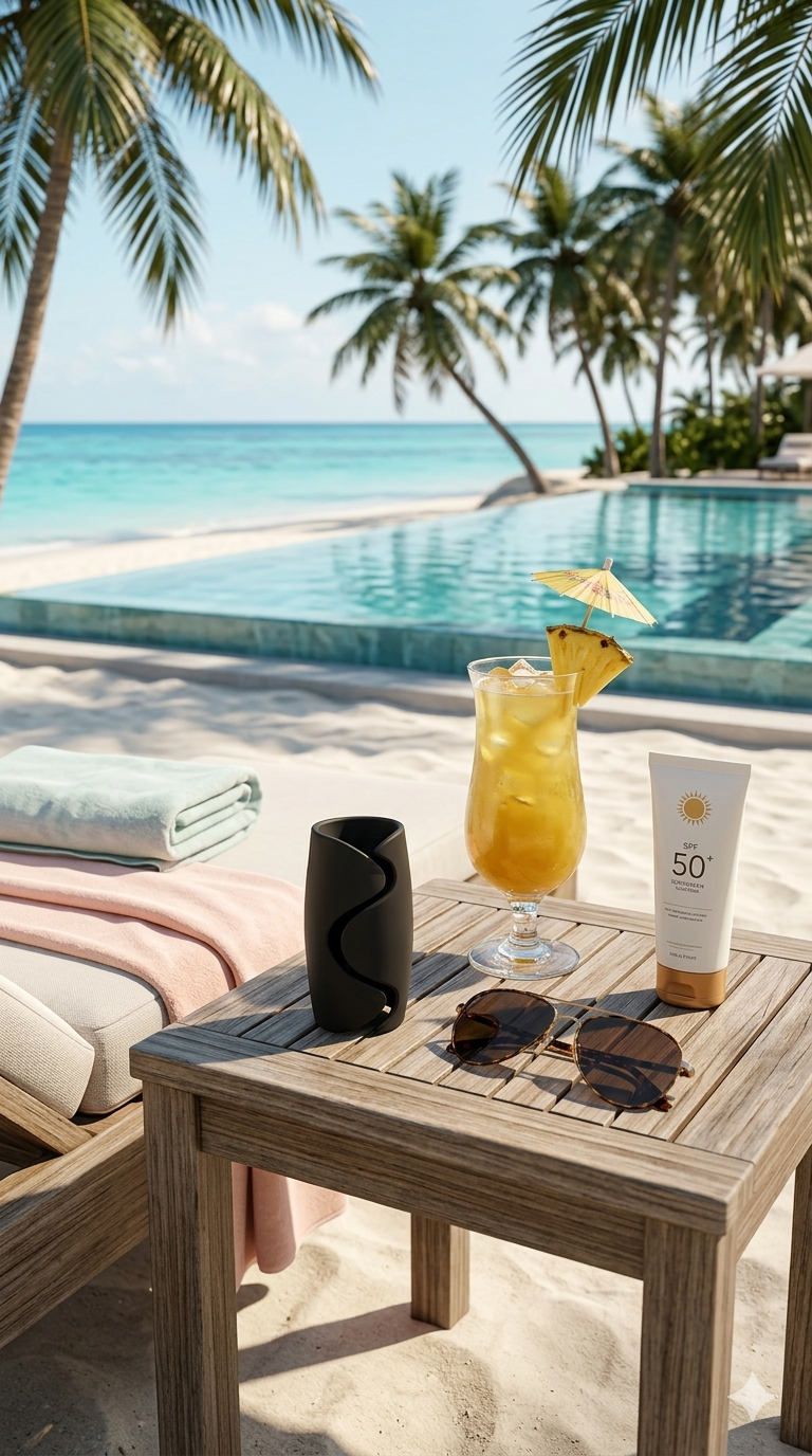 Masturbador Male Oh de silicón suave con 10 velocidades de vibración, textura flexible y diseño ergonómico Glow & Vibe.