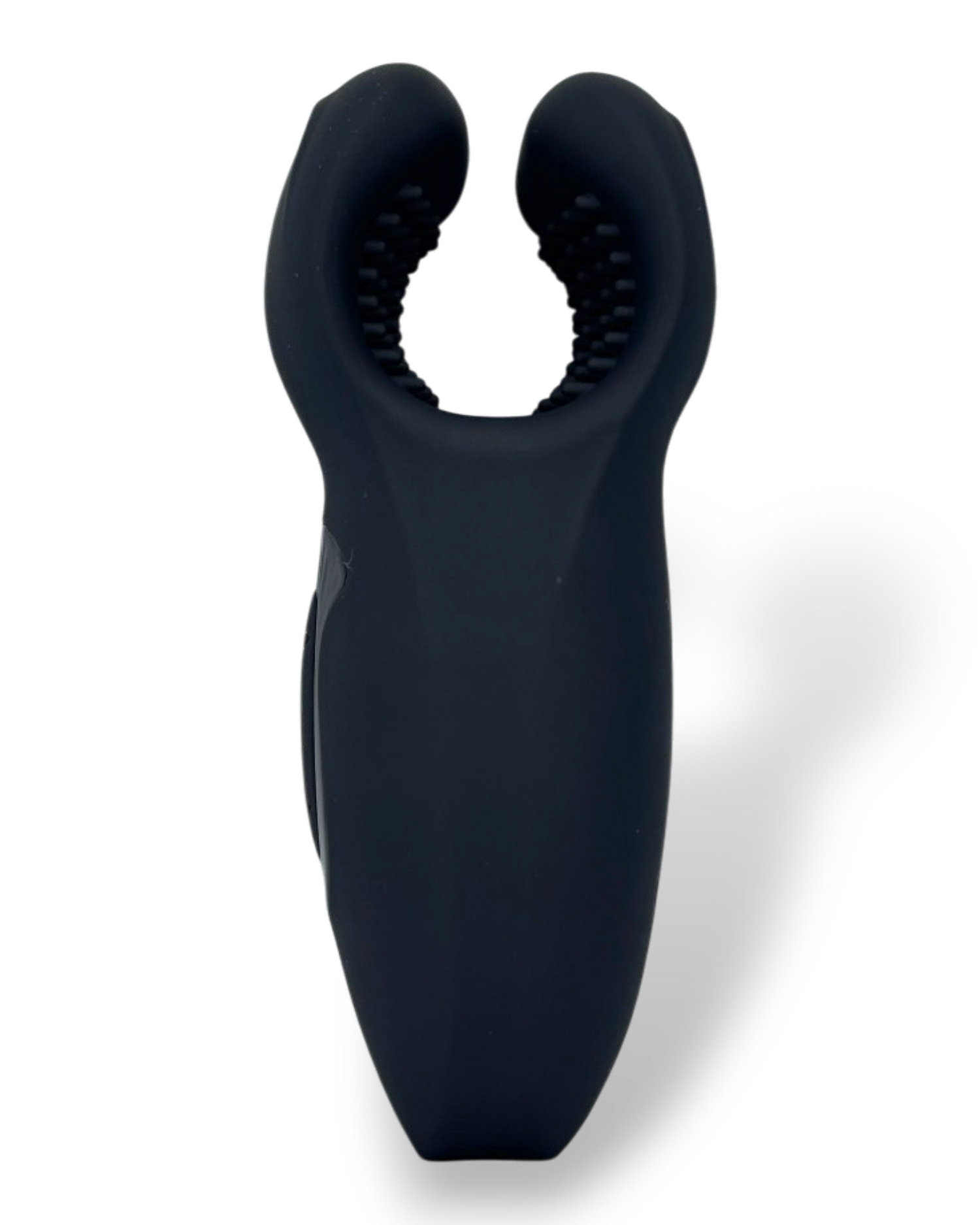 Masturbador Dual Bite de silicón texturizado con 10 modos de mordisco y vibración, diseño realista Glow & Vibe.