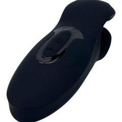 Masturbador Dual Bite de silicón texturizado con 10 modos de mordisco y vibración, diseño realista Glow & Vibe.