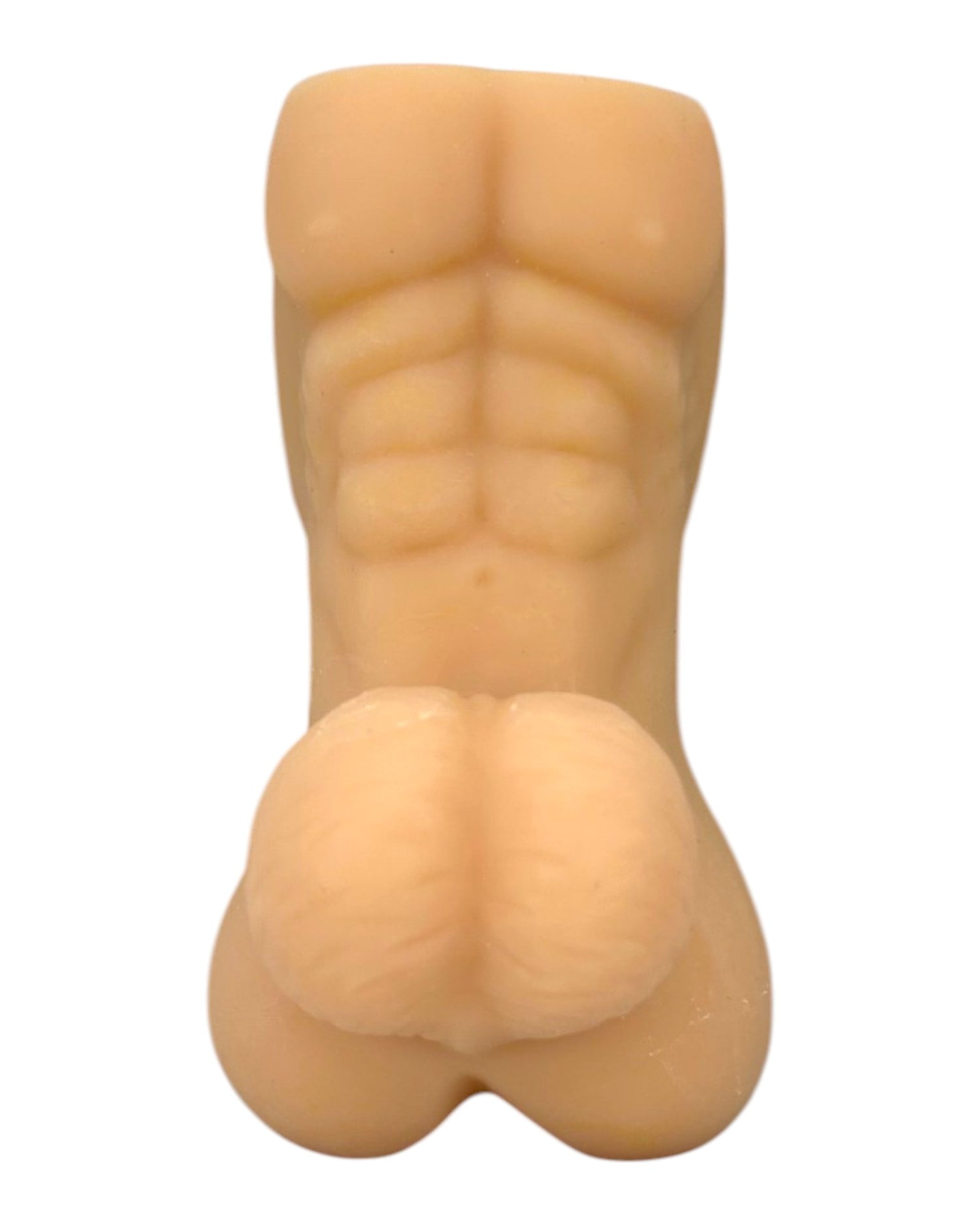 Masturbador realista Back Spirit con forma de torso masculino, ano y testículos de Magic Flesh texturizado, diseño Glow & Vibe.