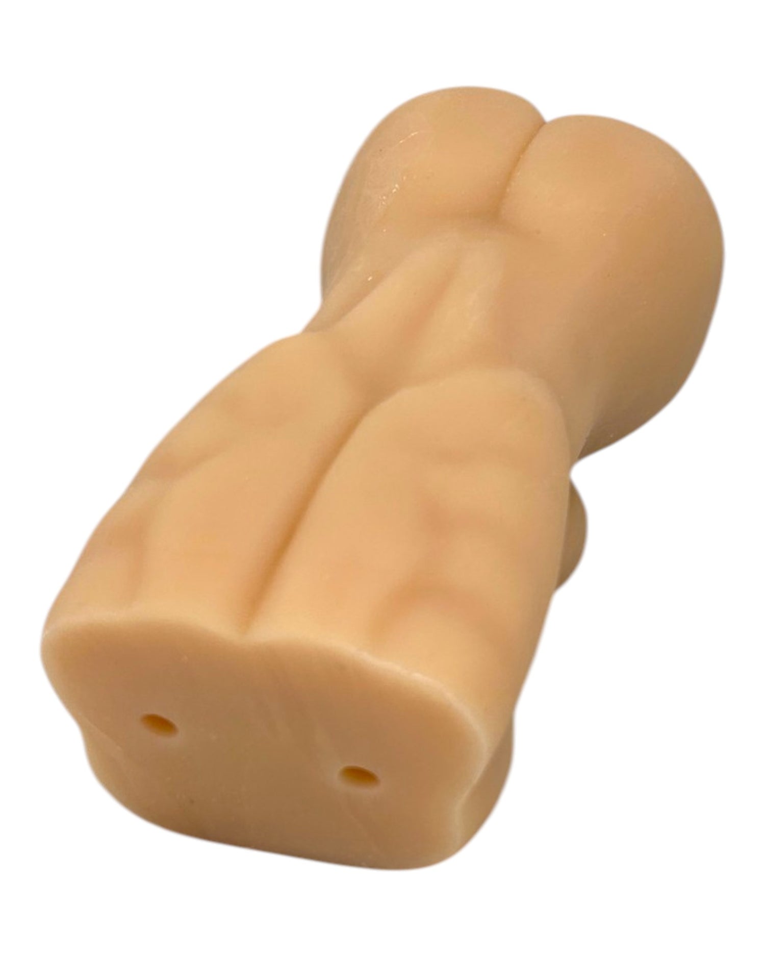 Masturbador realista Back Spirit con forma de torso masculino, ano y testículos de Magic Flesh texturizado, diseño Glow & Vibe.