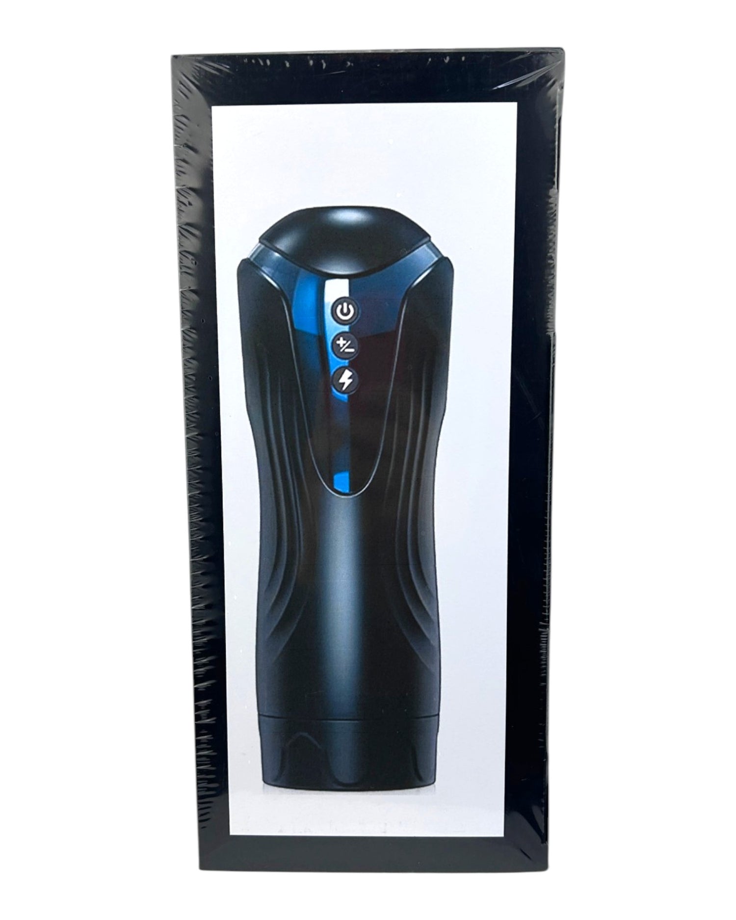Masturbador Supreme Pleasure con sistema de succión, movimiento de pistón, carga USB y sonidos inmersivos Glow & Vibe.