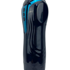 Masturbador Supreme Pleasure con sistema de succión, movimiento de pistón, carga USB y sonidos inmersivos Glow & Vibe.