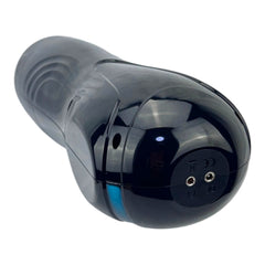 Masturbador Supreme Pleasure con sistema de succión, movimiento de pistón, carga USB y sonidos inmersivos Glow & Vibe.