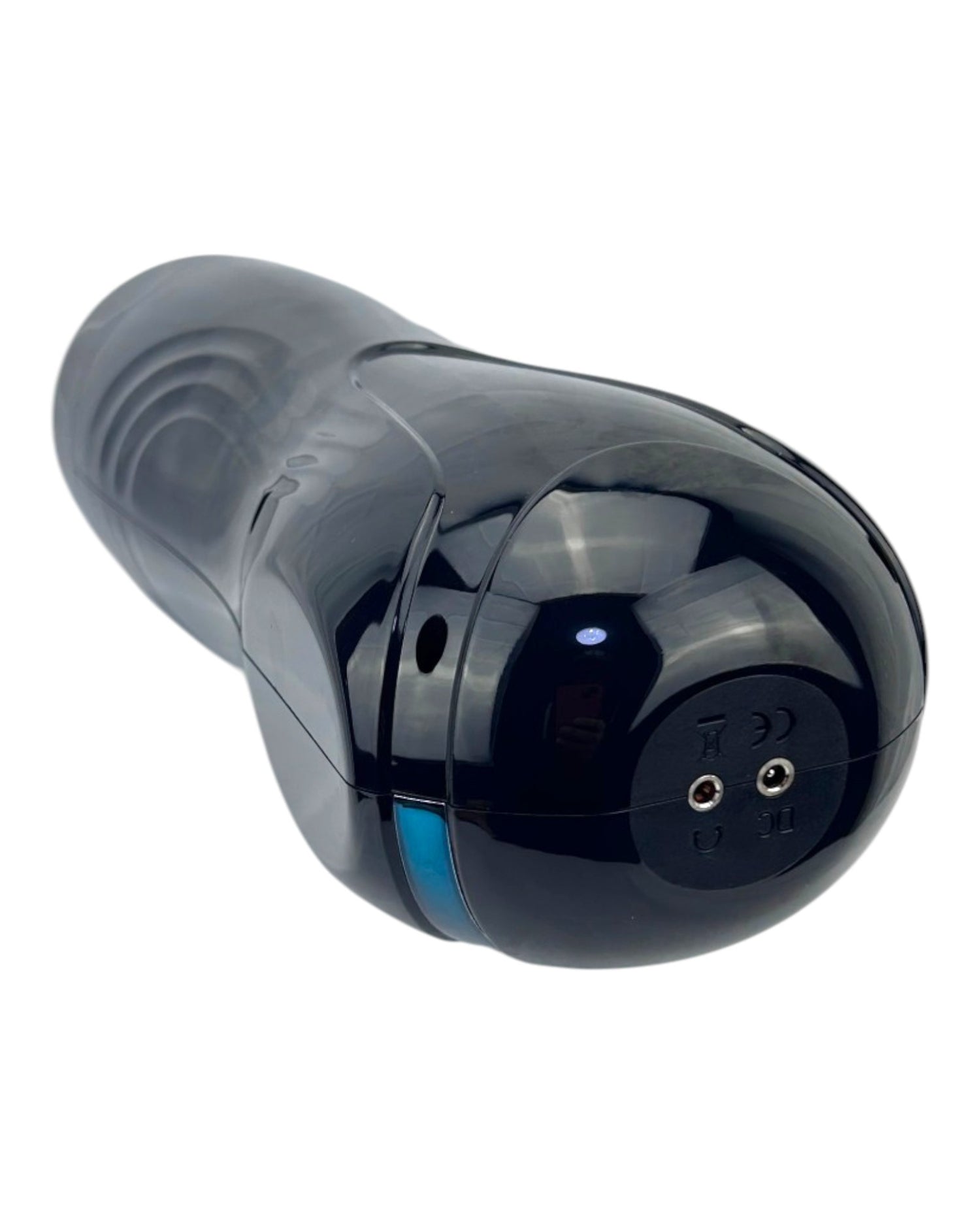 Masturbador Supreme Pleasure con sistema de succión, movimiento de pistón, carga USB y sonidos inmersivos Glow & Vibe.