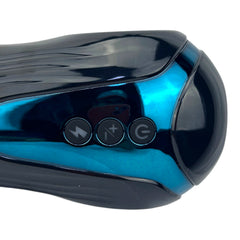 Masturbador Supreme Pleasure con sistema de succión, movimiento de pistón, carga USB y sonidos inmersivos Glow & Vibe.