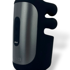 Masturbador Finger Play de silicón flexible con 10 formas de presión y vibración, diseño realista Glow & Vibe.