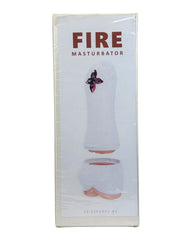 Masturbador Dual Fire desmontable con doble entrada (vagina y glúteos), succión, vibración y textura realista Glow & Vibe.